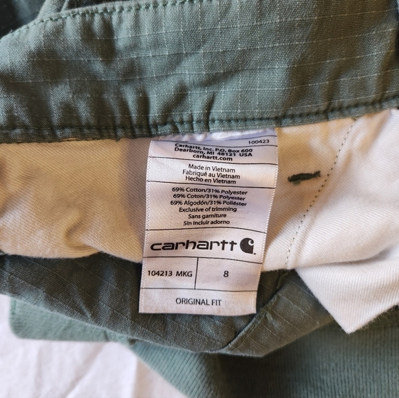 Women's Carhartt Shorts Size 8 - Picture 3 of 6